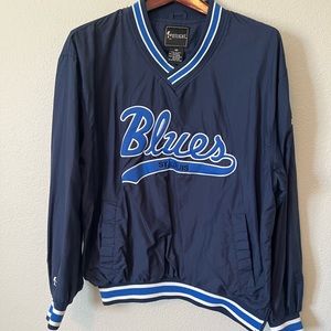 Vintage, blues, windbreaker